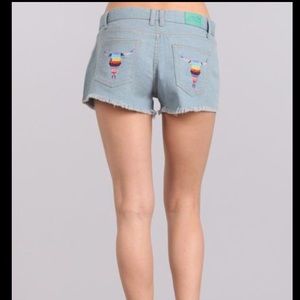 Anthropologie- Judith March denim shorts
